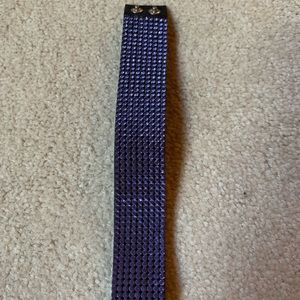 DANIEL SWAROVSKI PARIS purple sparkle beads med